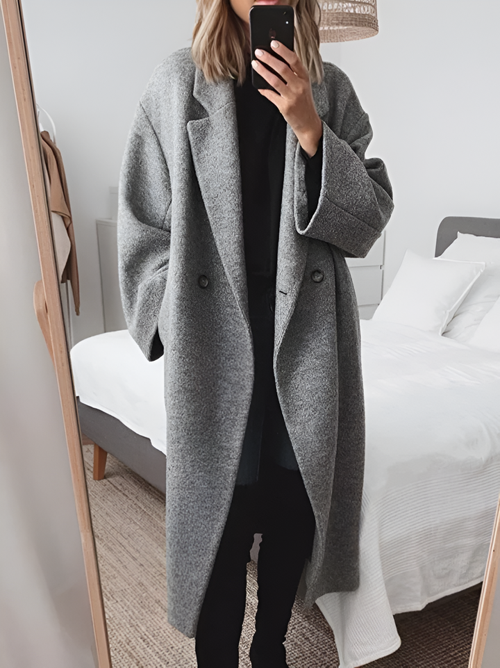 Charie | Women’s oversized wool blend trench coat