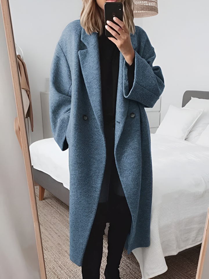 Charie | Women’s oversized wool blend trench coat