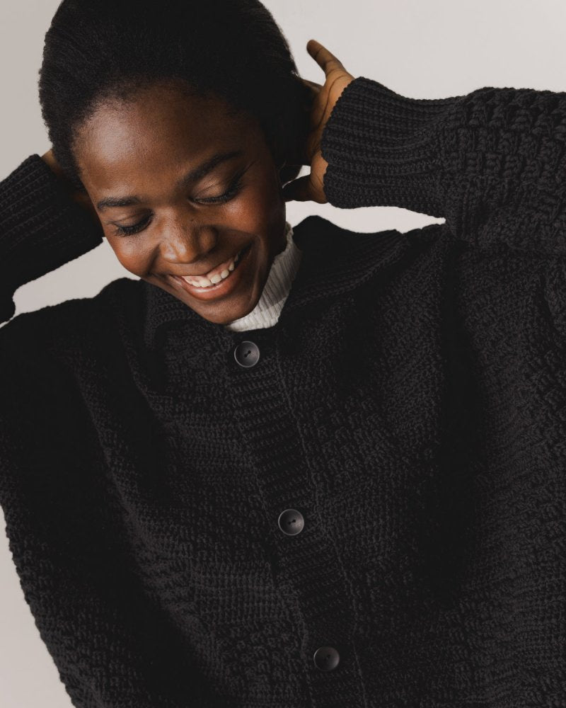 Melina | Women's handcrafted crochet bomber jacket