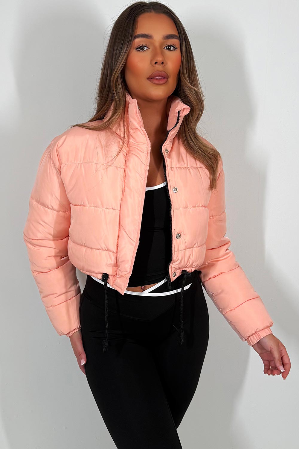 Vailyn | Women’s cropped puffer jacket with drawstring hem
