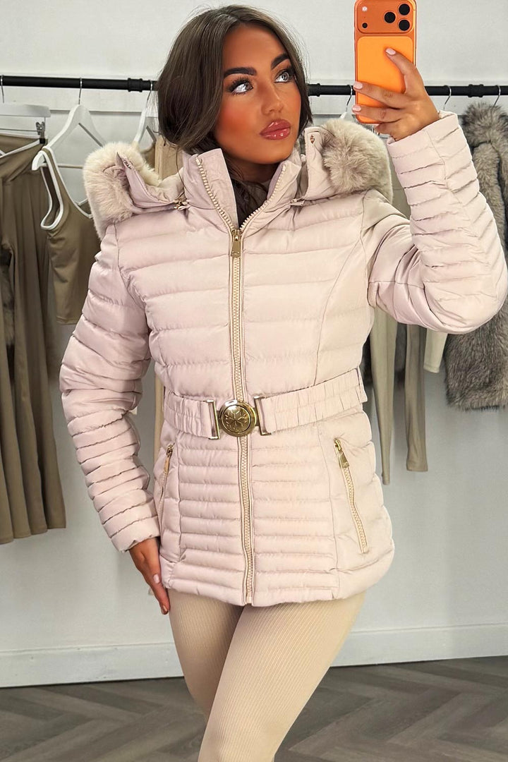 Brynna | Women’s belted puffer jacket
