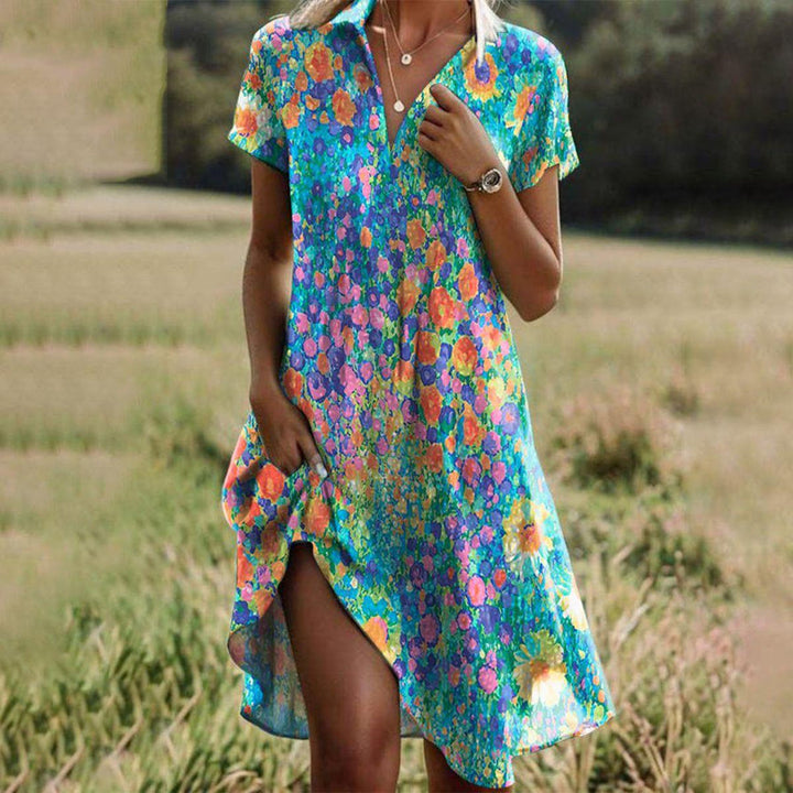 Rachel | Women's dress with floral print