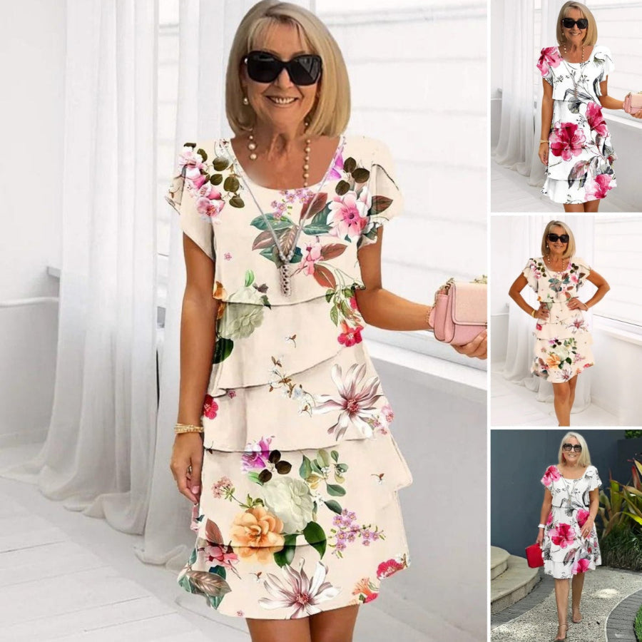 Lyra | Women's dress with layered ruffles