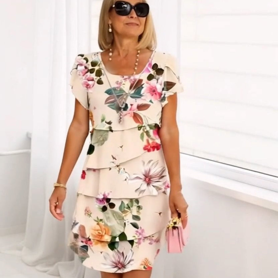 Lyra | Women's dress with layered ruffles