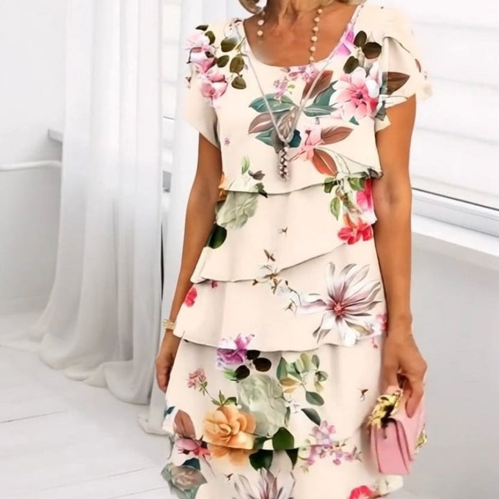 Lyra | Women's dress with layered ruffles