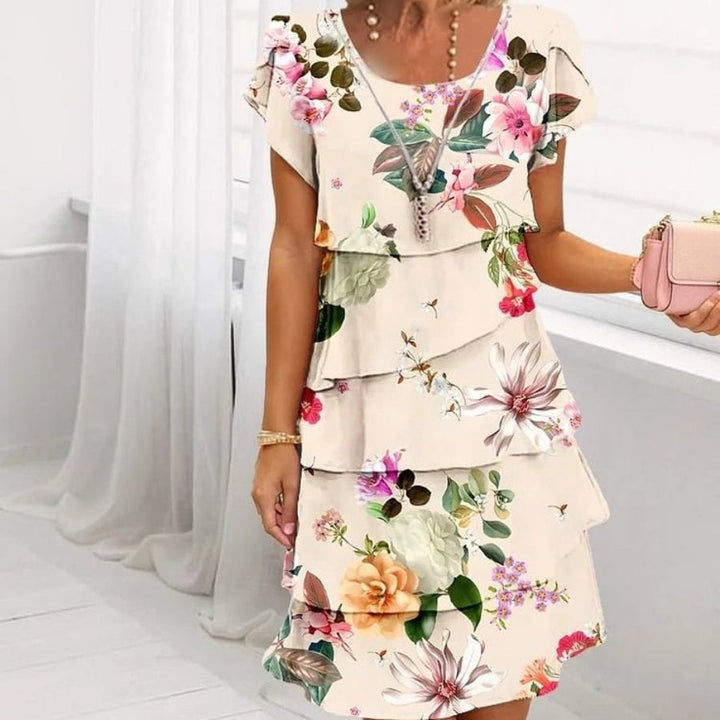 Lyra | Women's dress with layered ruffles