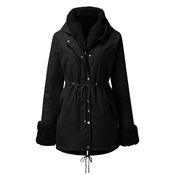 Vaysa | Women’s adjustable parka jacket with a removable trim and insulated seasonal structure