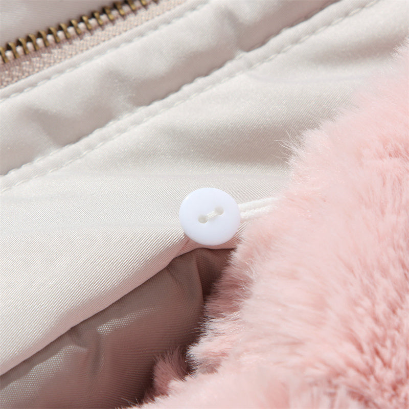 Vaysa | Women’s adjustable parka jacket with a removable trim and insulated seasonal structure