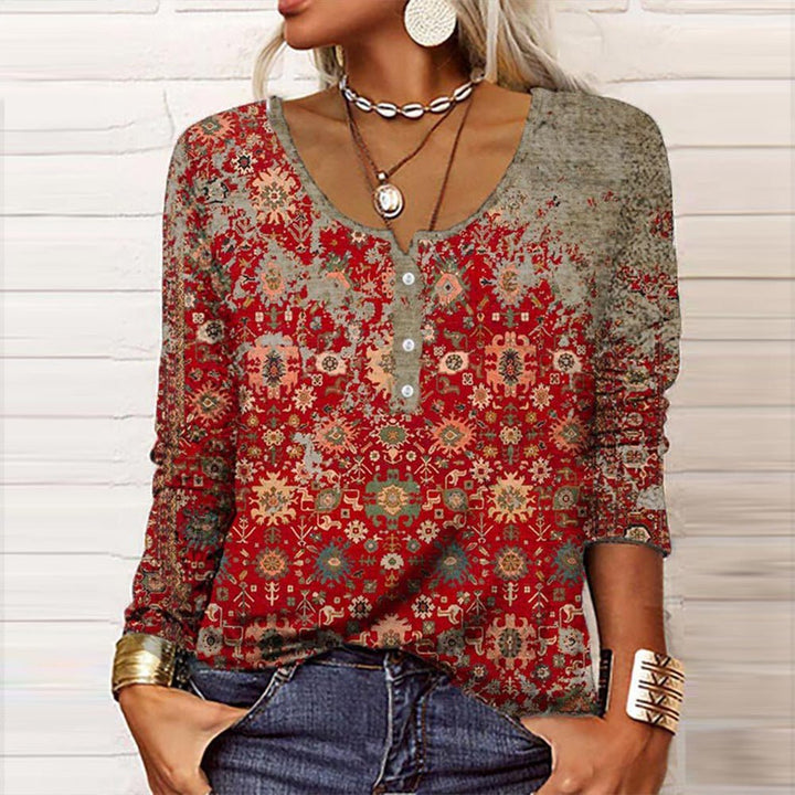 Aurora | Retro boho top