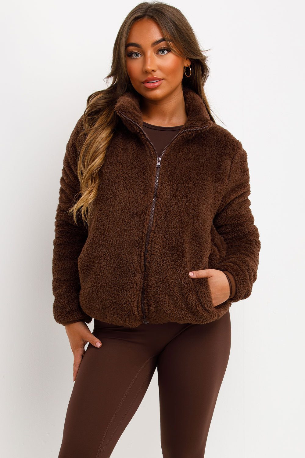 Faye | Women’s teddy zip through jacket