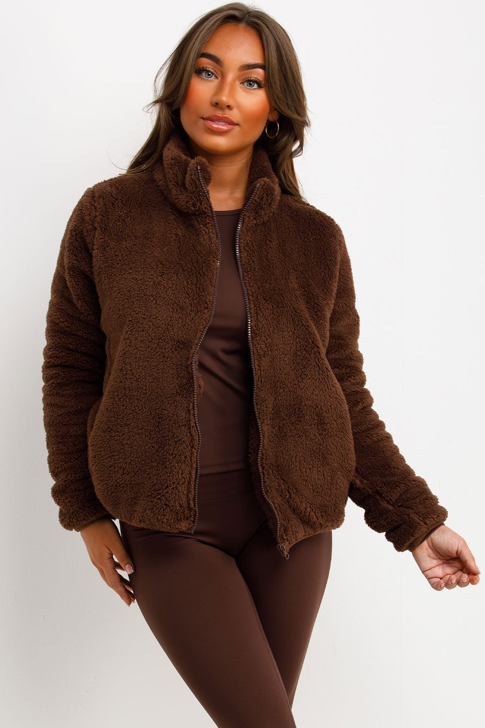 Faye | Women’s teddy zip through jacket