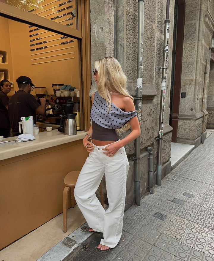 Beca | Women’s wide-leg jeans with side and back pockets