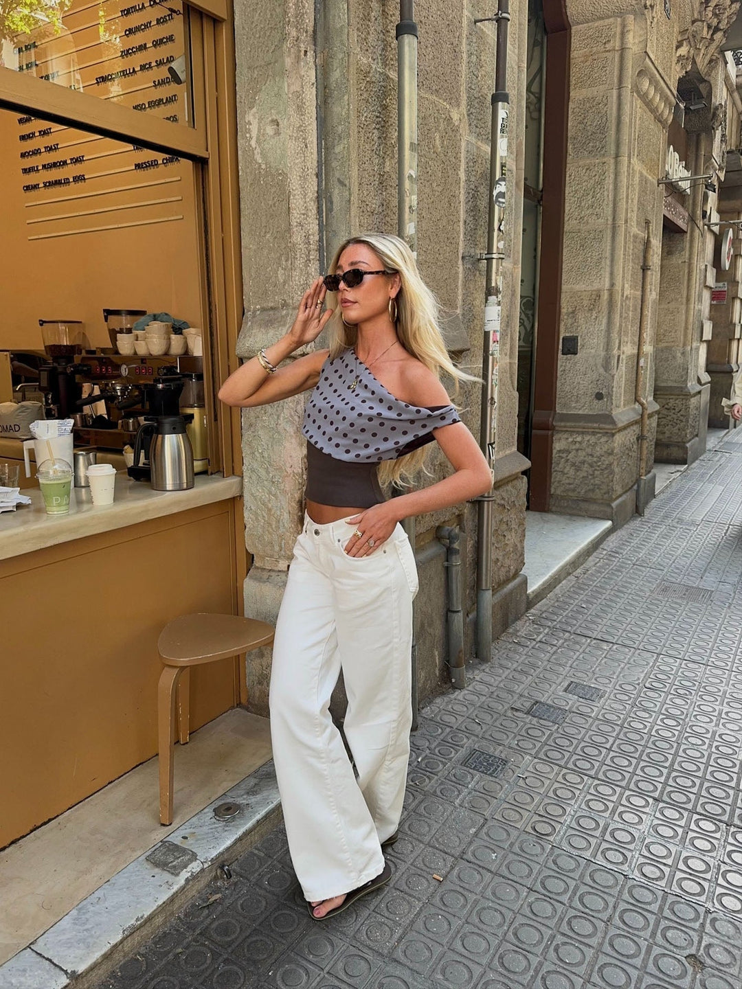 Beca | Women’s wide-leg jeans with side and back pockets