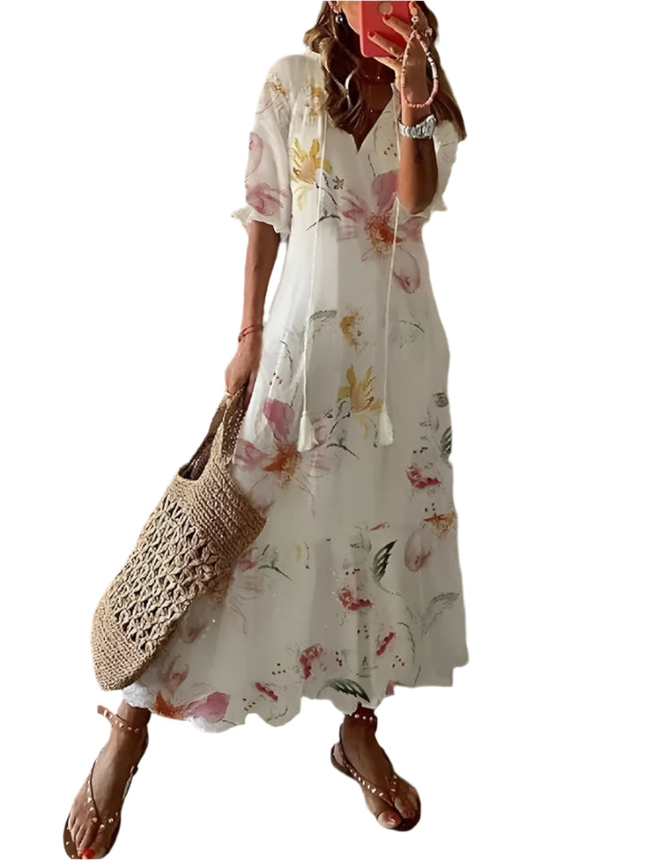 Alice | Women's boho maxi flowing dress