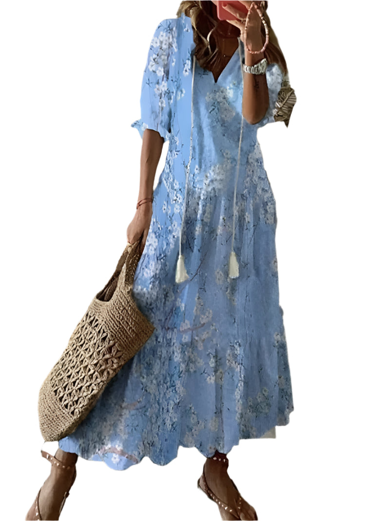 Alice | Women's boho maxi flowing dress