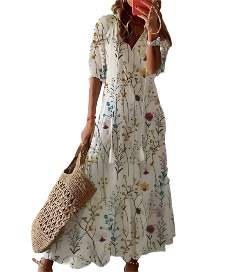 Alice | Women's boho maxi flowing dress