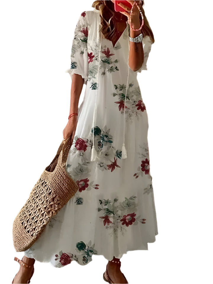 Alice | Women's boho maxi flowing dress