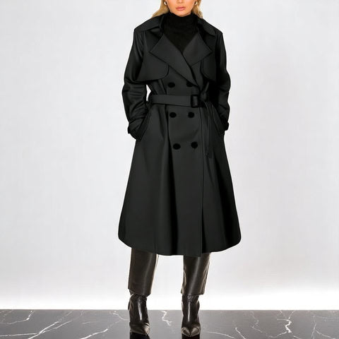 Arnie | Women’s tailored trench coat with adjustable belt