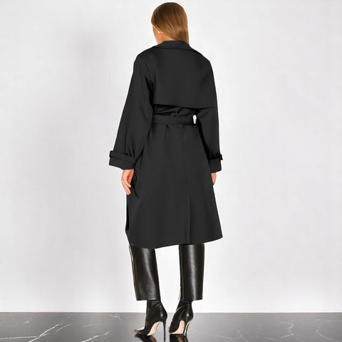 Arnie | Women’s tailored trench coat with adjustable belt